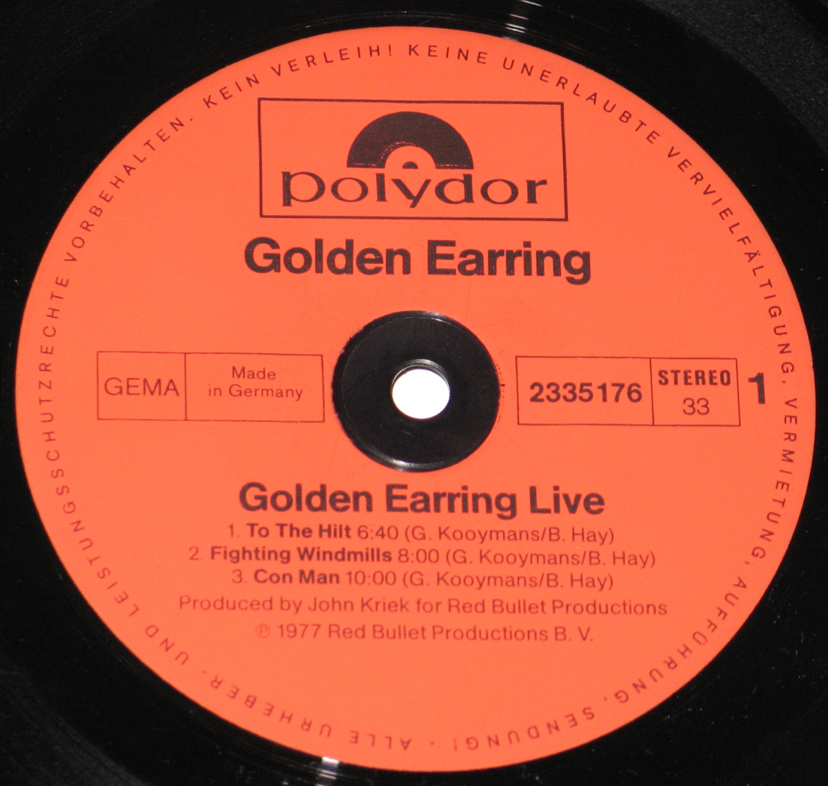 Golden Earring - Live 2LP